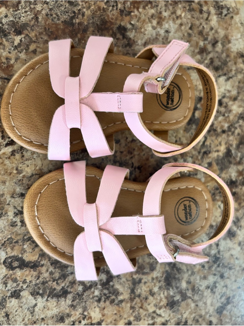 Toddler Pink Bow Sandals